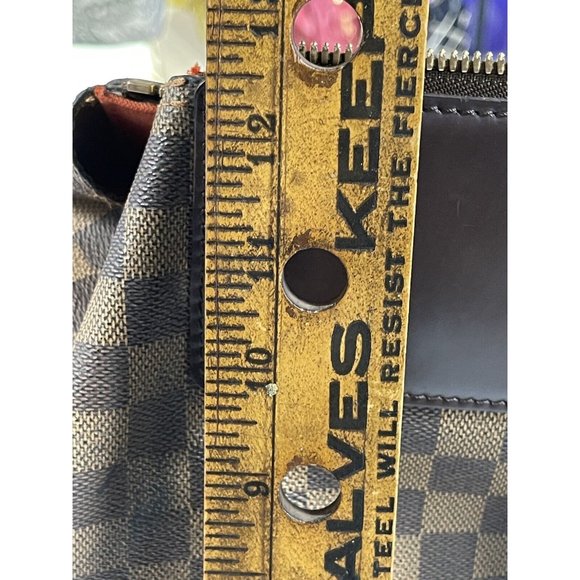 LOUIS VUITTON France 15" Damier Travel Compact Duffle Carryall Cabin Size Bag - Picture 9 of 12